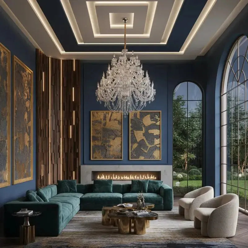 Villa Foyer Extra Large Crystal Chandelier