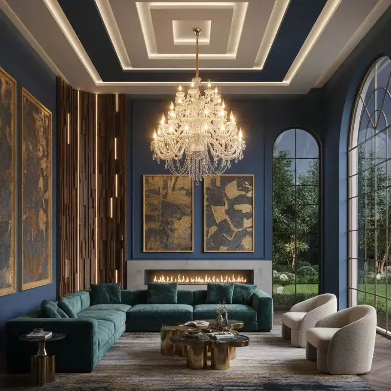 Villa Foyer Extra Large Crystal Chandelier