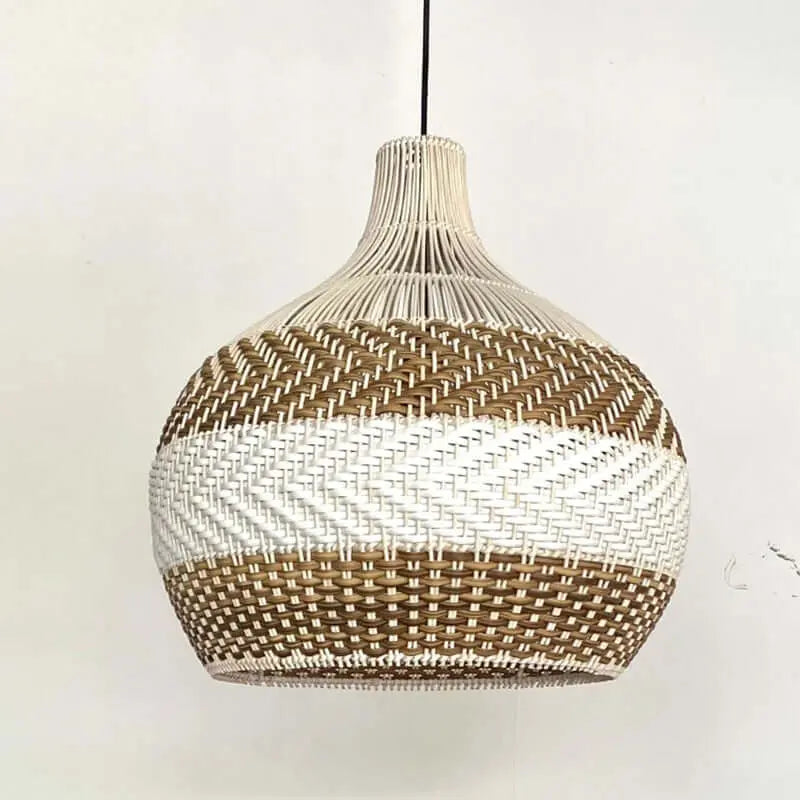 White Rattan Pendant Light ChandeliersLife®