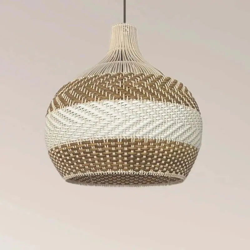 White Rattan Pendant Light ChandeliersLife®