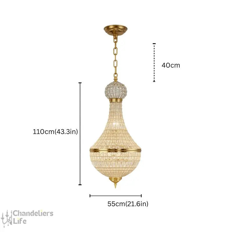 British Style Crystal Vintage Chandelier