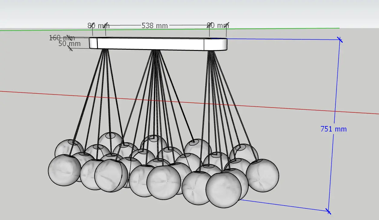 Rectangular Chandelier Alabaster Ball Chandelier ChandeliersLife®