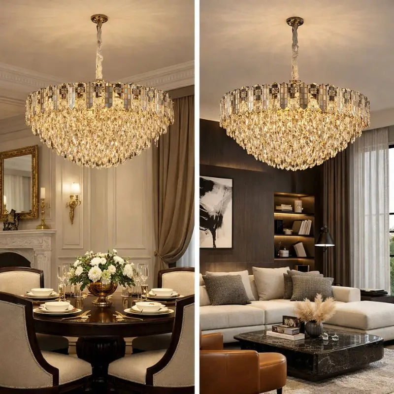 Nordic Bedroom Crystal Chandelier ChandeliersLife®