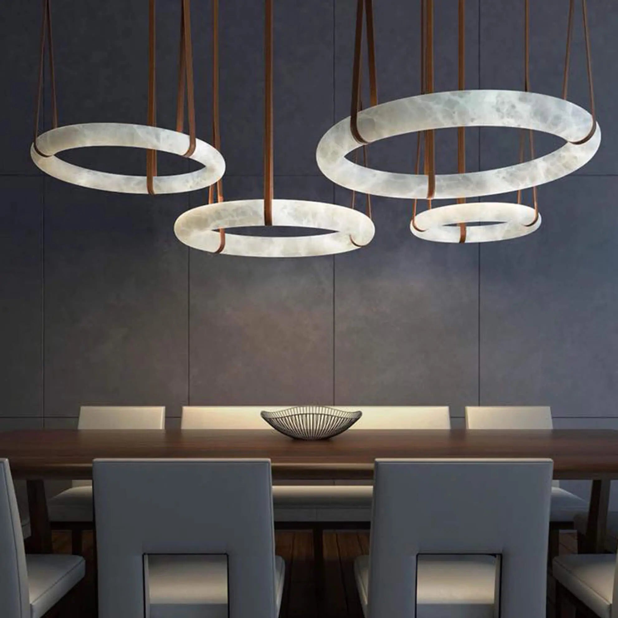 Pendant Ring Alabaster Chandelier ChandeliersLife®