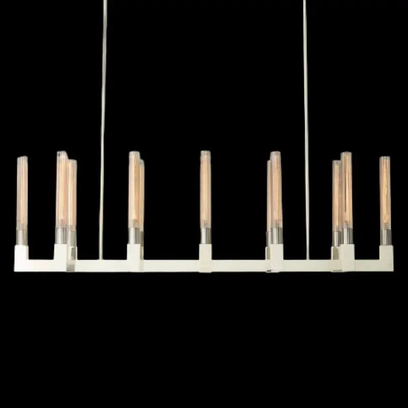 Vintage Brass Black Silver Chandelier ChandeliersLife®