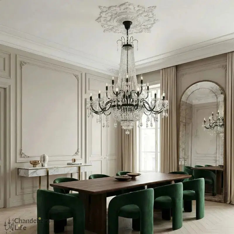 French Design Pearl Crystal Chandelier ChandeliersLife®