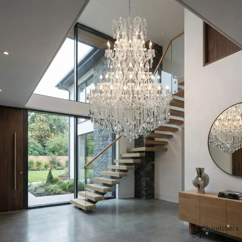 Modern Luxury Clear Crystal Chandelier