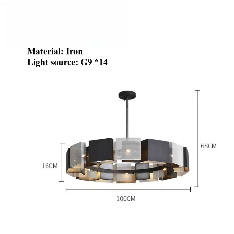 Industrial Style Black Metal Chandeliers ChandeliersLife®