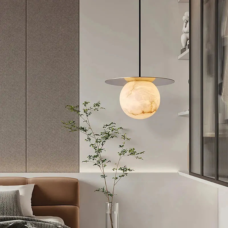 Nordic Style Alabaster Pendant Light ChandeliersLife®