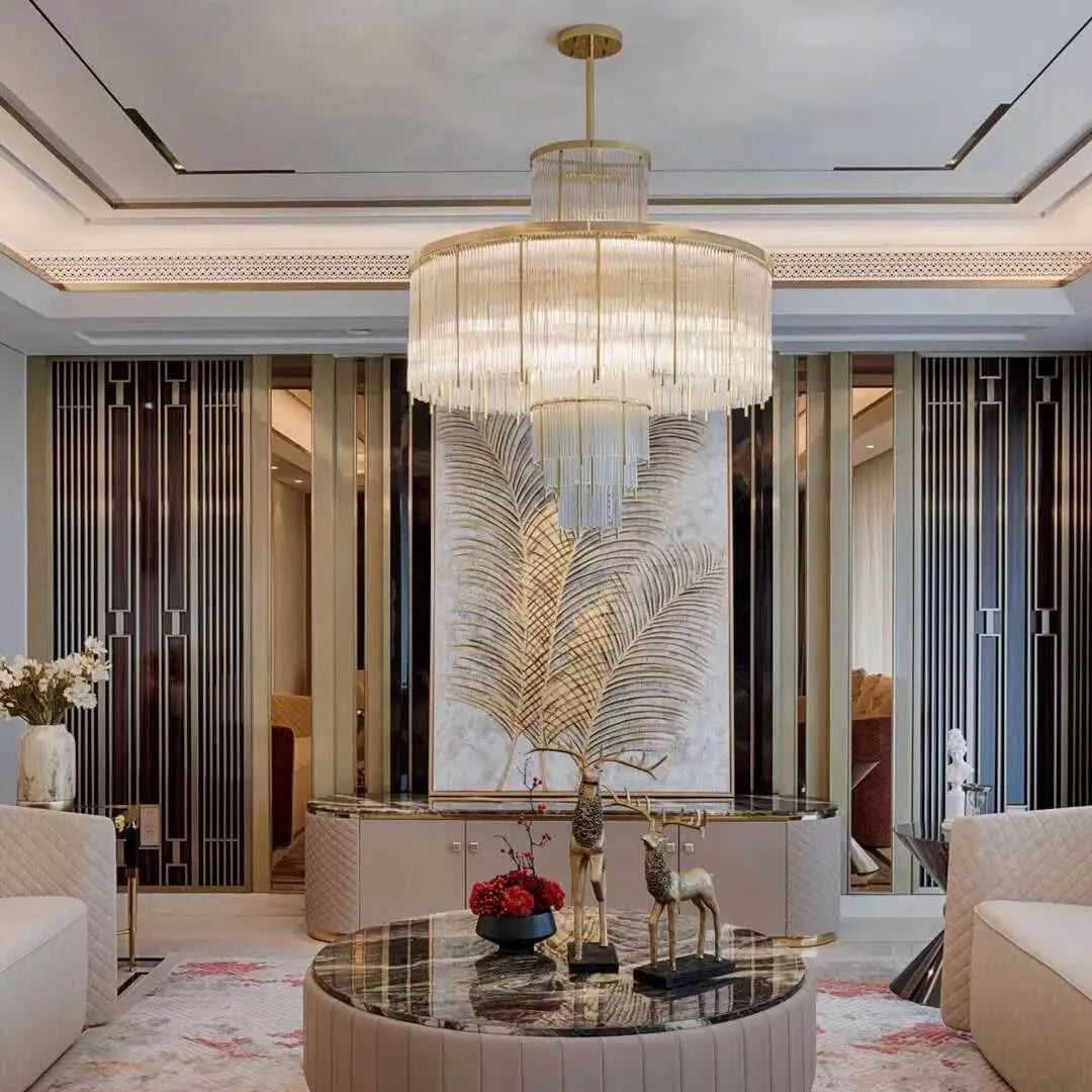 Luxury Crystal Clear Glass Chandelier ChandeliersLife®