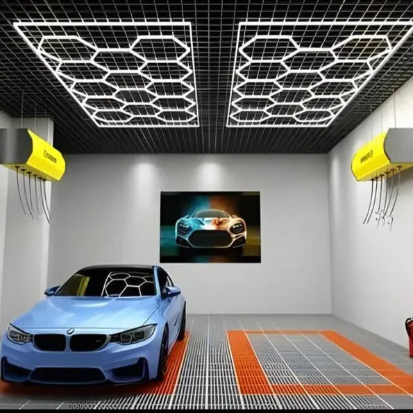 Hexagon Ceiling Light for Car Showroom Workshop ChandeliersLife®