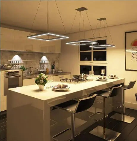 Modern Square Pendant Light DIY Creative Suspension Chandelier ChandeliersLife®