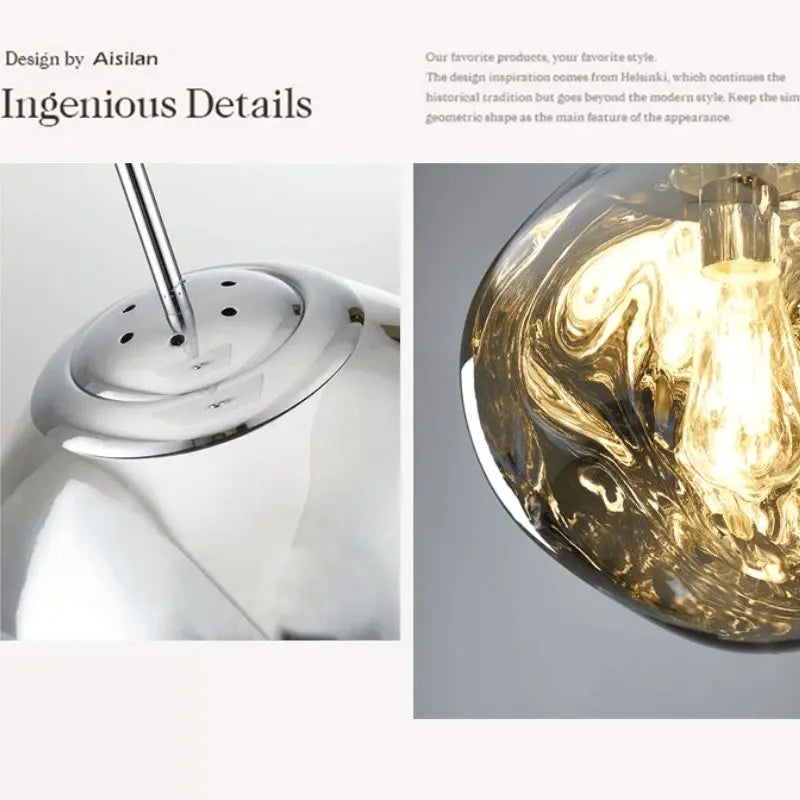 Nordische Lava-Pendelleuchten