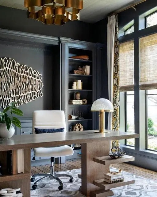 Marble Melange Elongated Table Lamp ChandeliersLife®