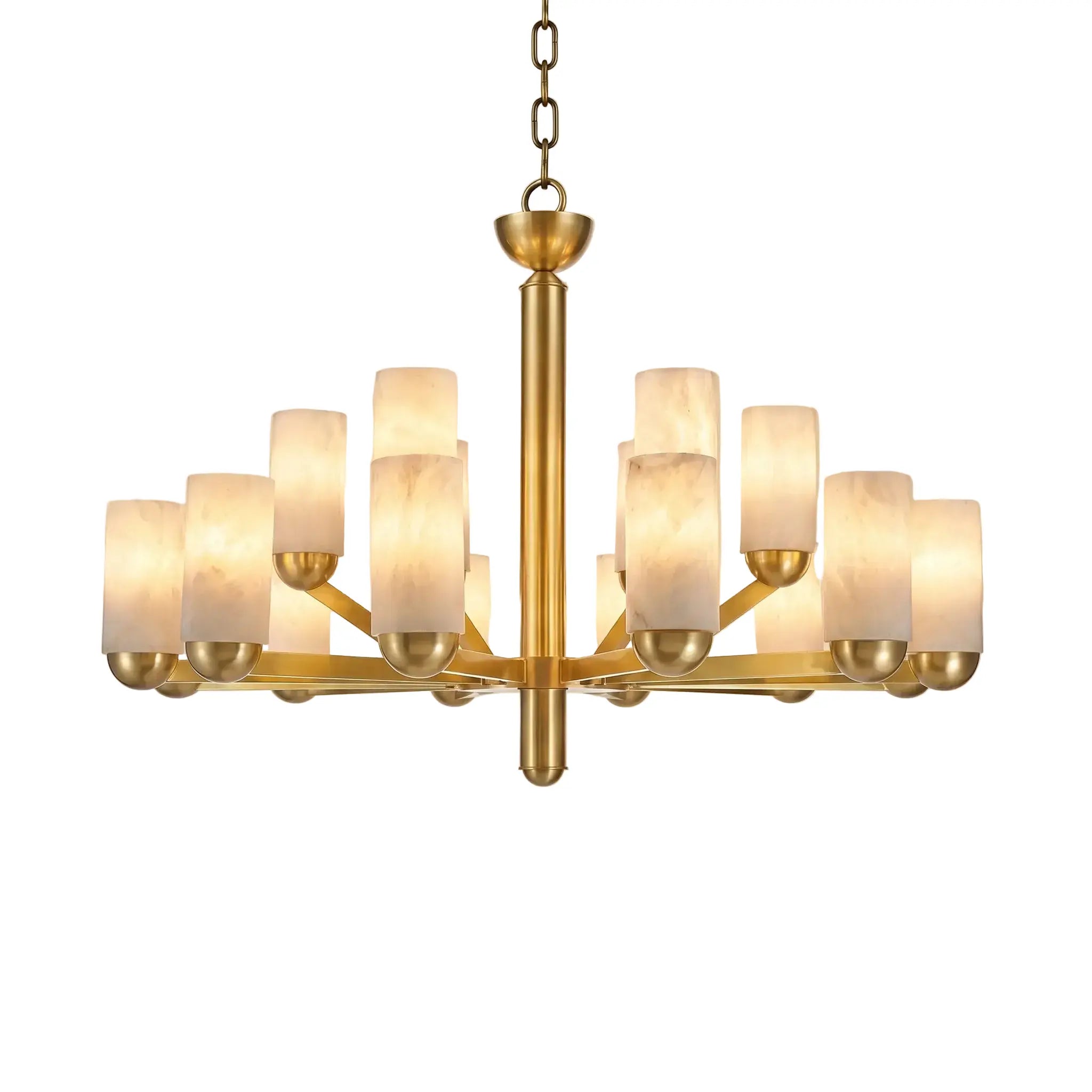 Cylinder Modern Alabaster Pendant Lamp ChandeliersLife®