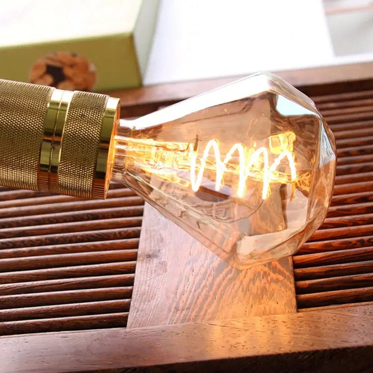 LED Soft Light Dimond E27 4W Filament Glass Warm White LEDSone