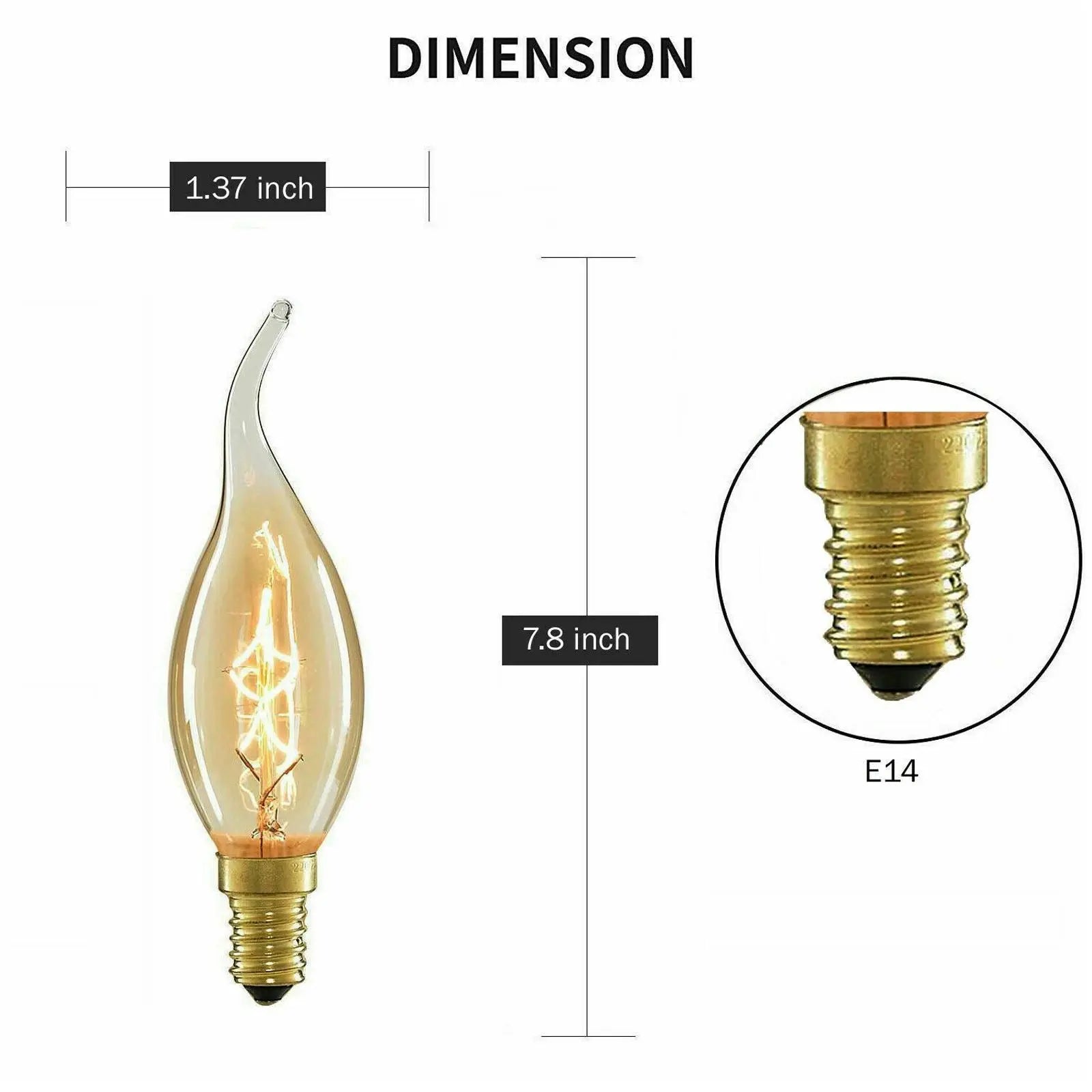 E14 Candle Style Light Bulb LEDSone
