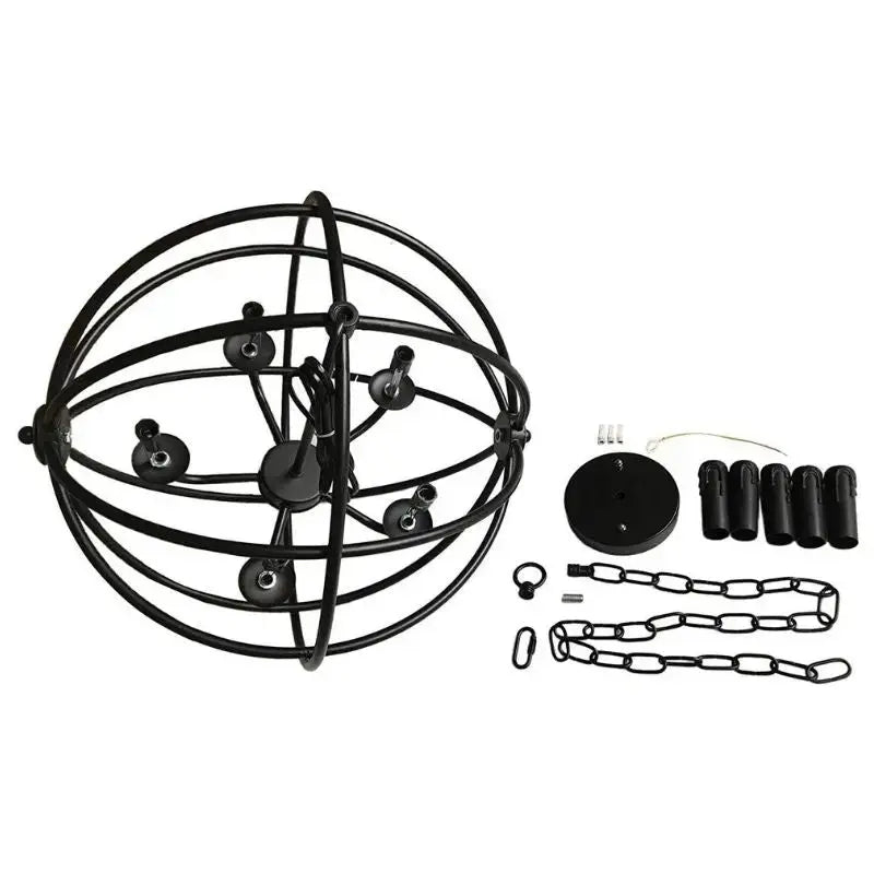 5 Light Unique Globe Chandelier ChandeliersLife®