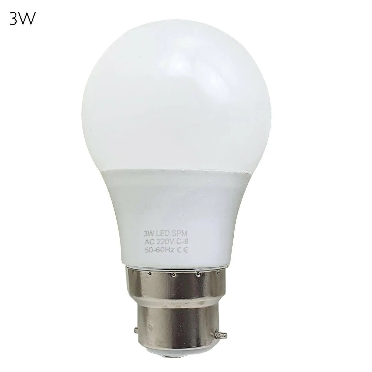 3 Pack LED Light Bulbs E22 LEDSone