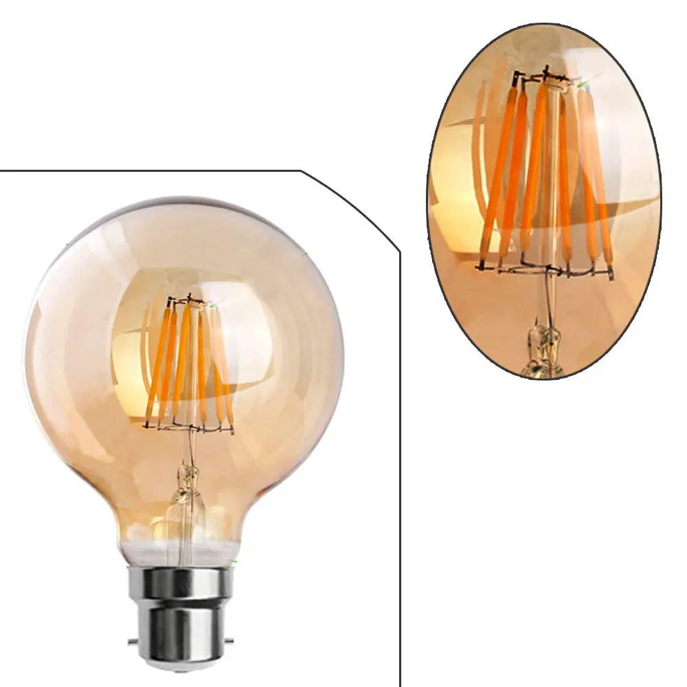 E22 Dimmable Globe LED Retro Light Bulbs