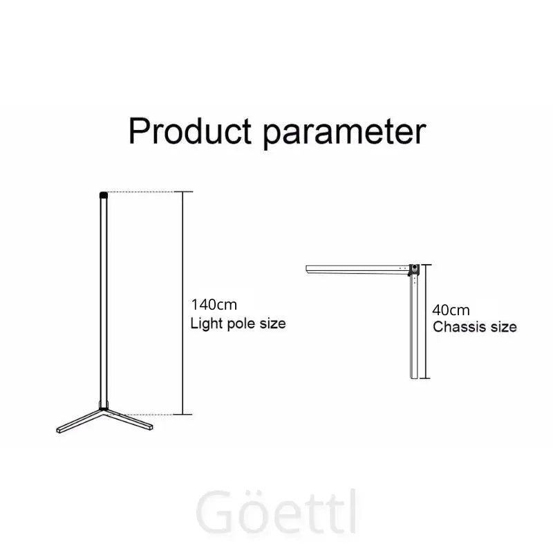 Floor Lamp Colour Changing Göettl