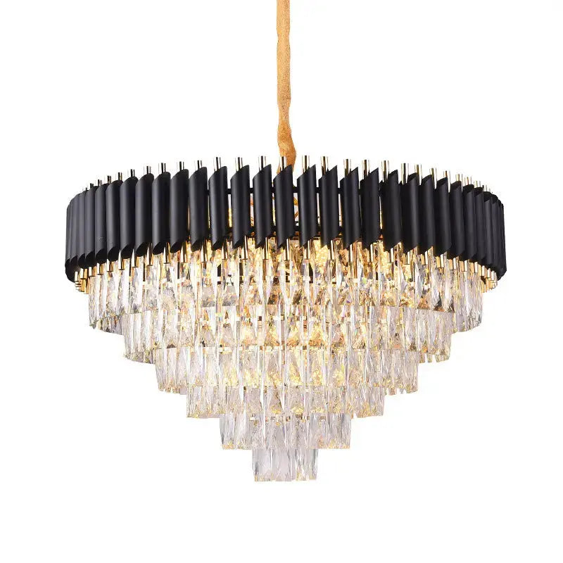 Crystal Black Copper Chandelier ChandeliersLife®