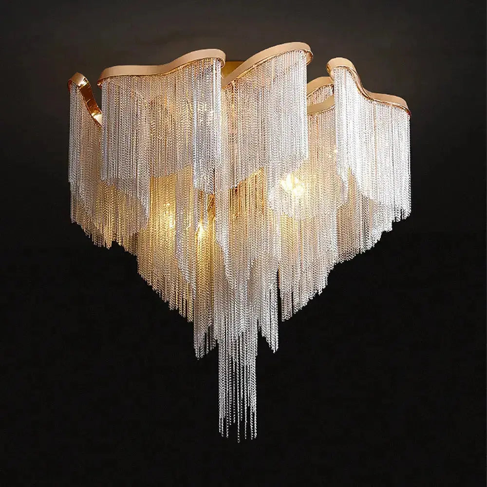 Modern Gold Tassel Decorative Chandelier ChandeliersLife®