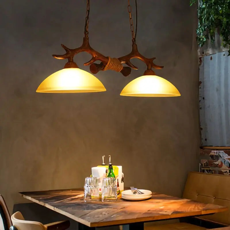 Double Retro Antler Vintage Pendat Lights ChandeliersLife®