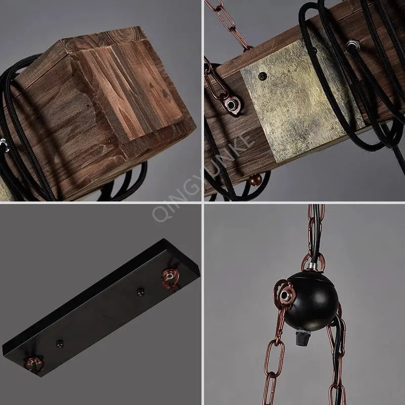 Retro Farmhouse Style Chandelier ChandeliersLife®