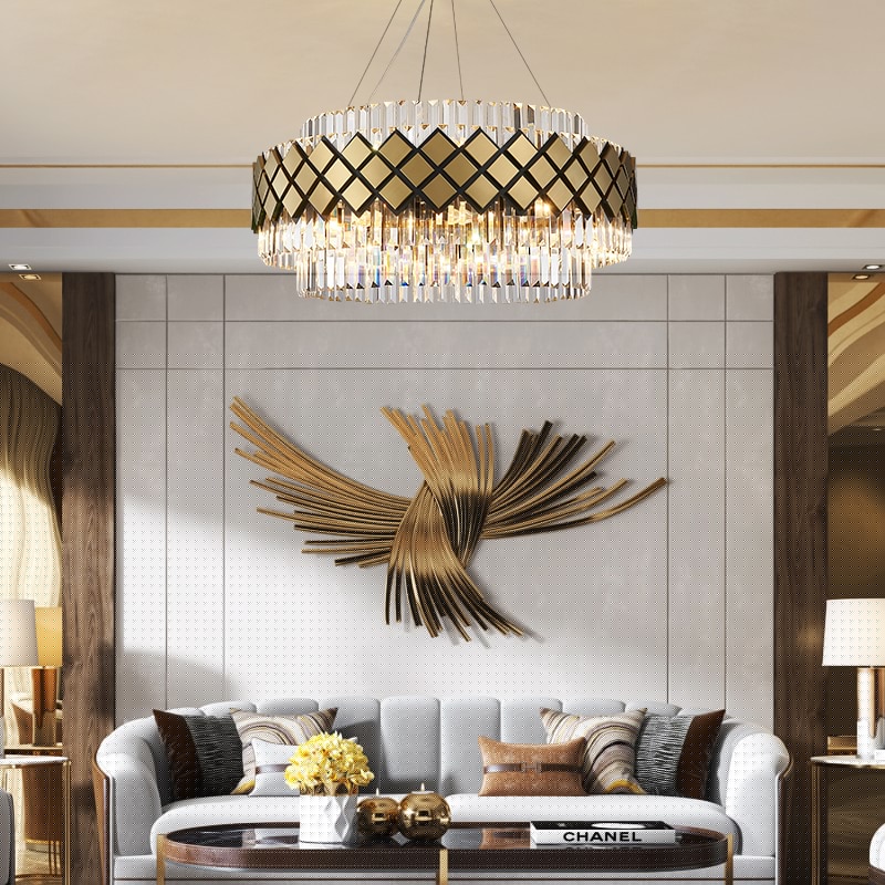 Modern Art Deco Crystal Chandelier ChandeliersLife®