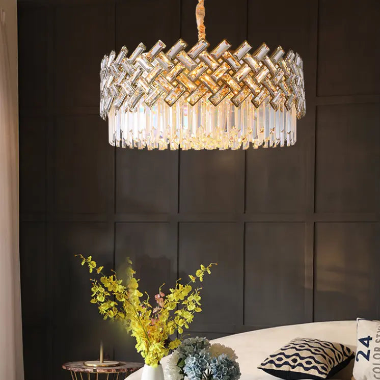 Luxury Round Chandelier Crystal