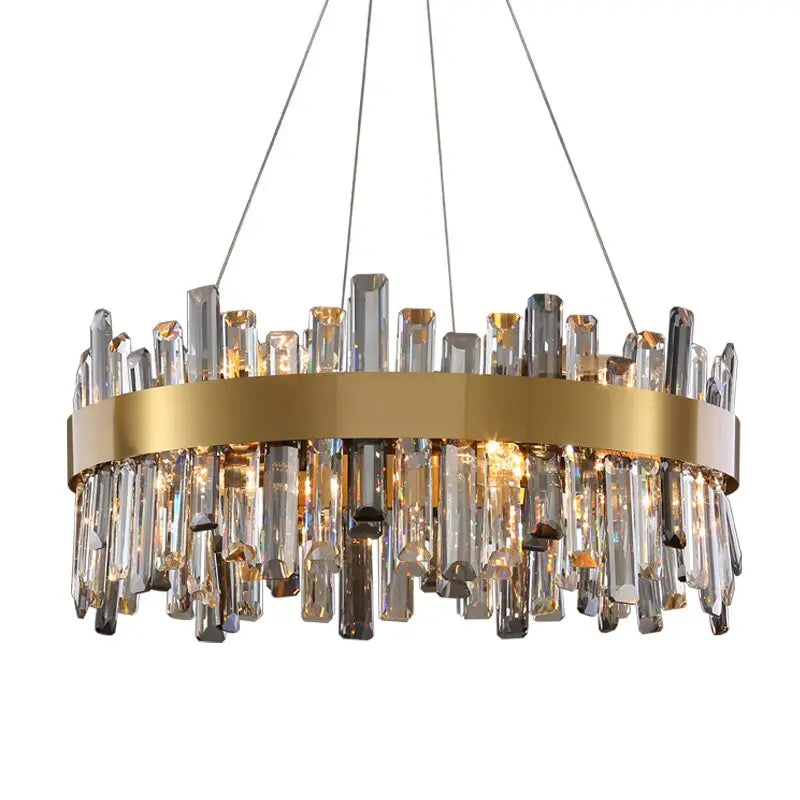 Crystal Round Designer Chandelier ChandeliersLife®