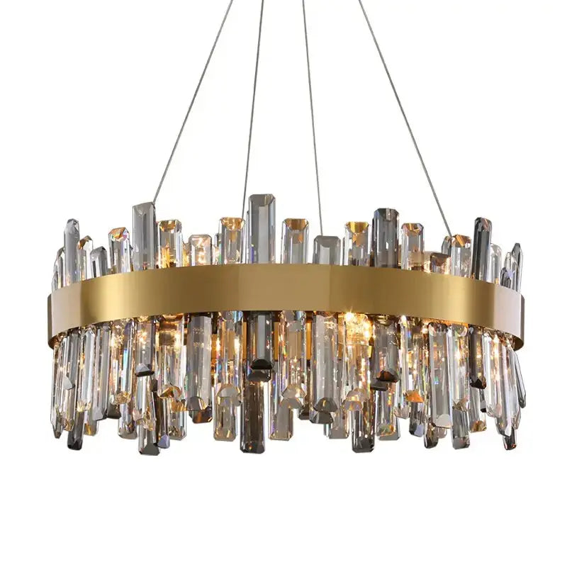 Crystal Round Designer Chandelier ChandeliersLife®
