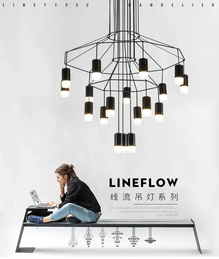 Postmodern Long Chandelier ChandeliersLife®