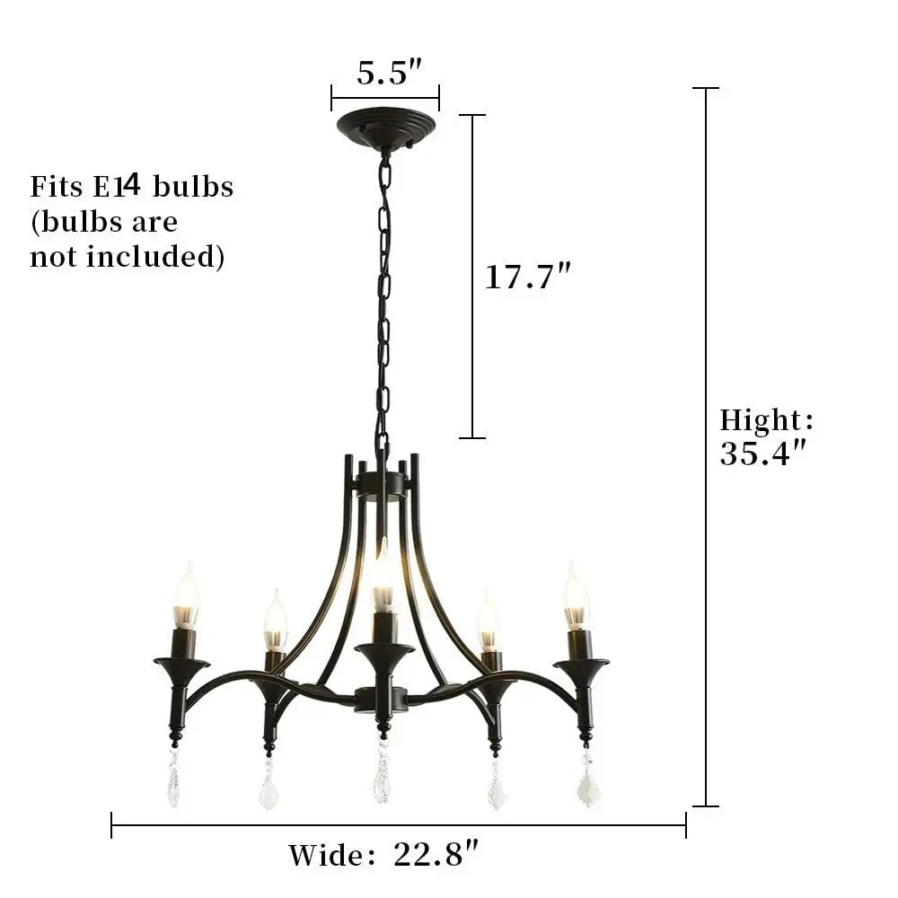 5 Light Boulevard Designer Chandelier ChandeliersLife®