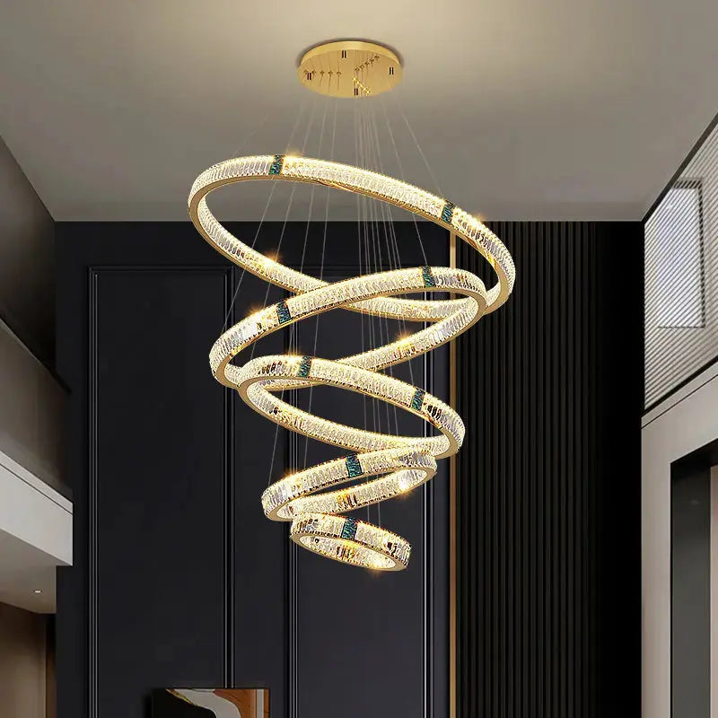 Golden Villa Ring Chandelier ChandeliersLife®