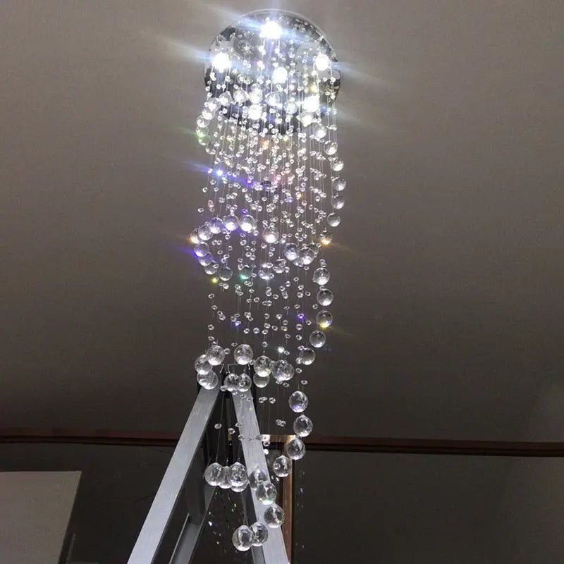 LED Spiral Crystal Chandelier ChandeliersLife®