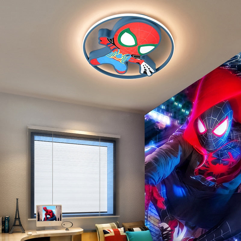 spiderman ceiling light