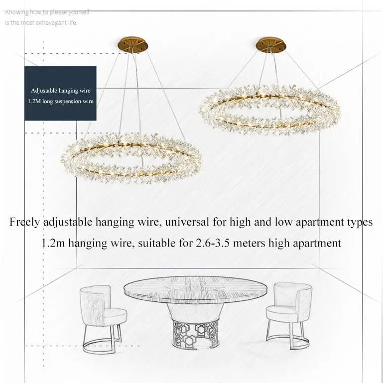 New Luxury Crystal Flower Chandelier ChandeliersLife®