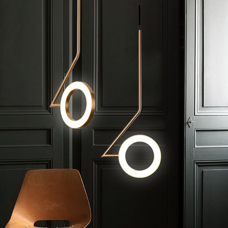 Postmodern Line Ring Lamp