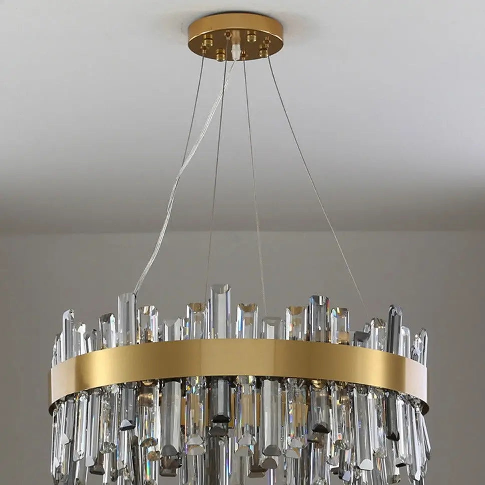 Crystal Round Designer Chandelier ChandeliersLife®