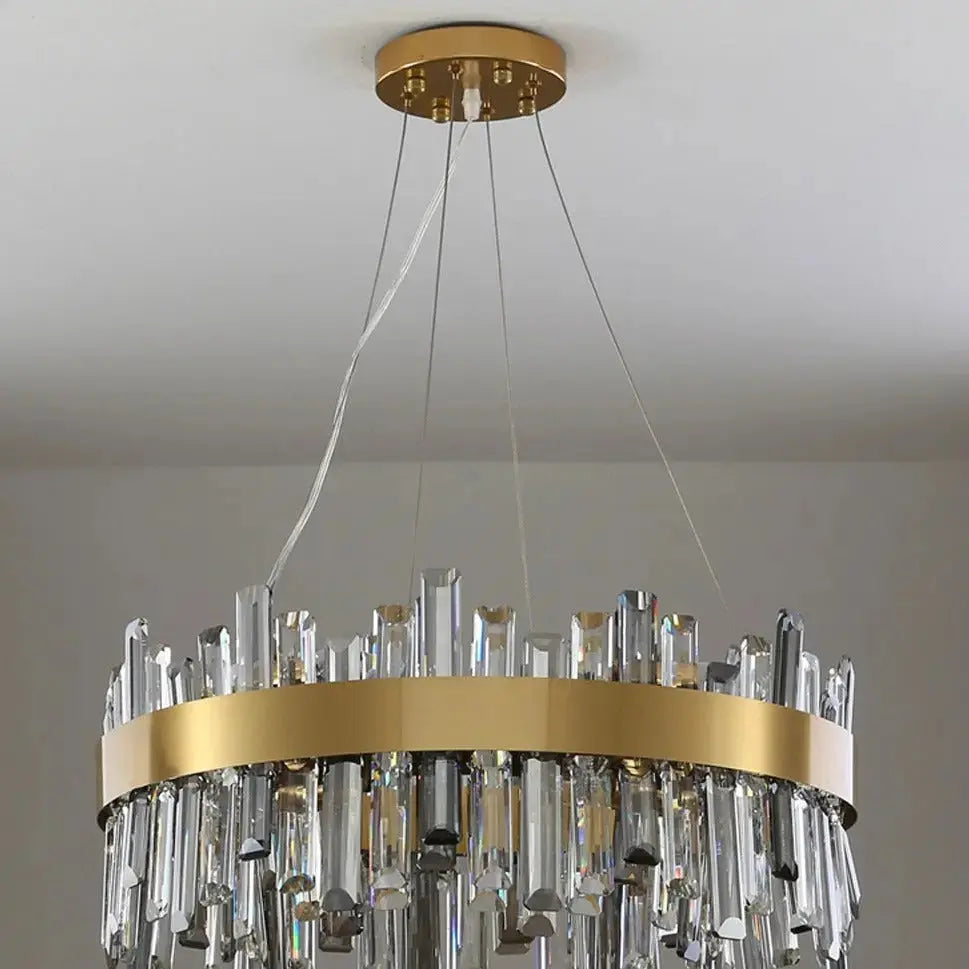 Crystal Round Designer Chandelier ChandeliersLife®