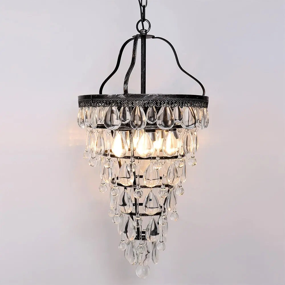 Retro Vintage Cooper Crystal Drops Chandelier ChandeliersLife®