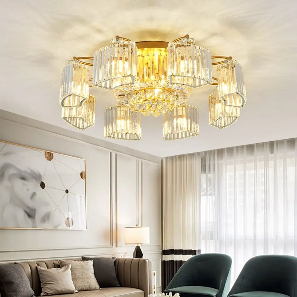 Modern Ceiling Circle Crystal Chandelier ChandeliersLife®