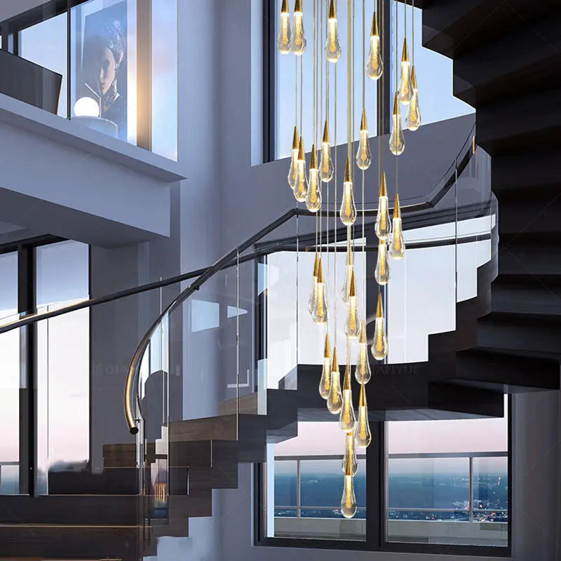 Modern Long Stair Chandelier ChandeliersLife®
