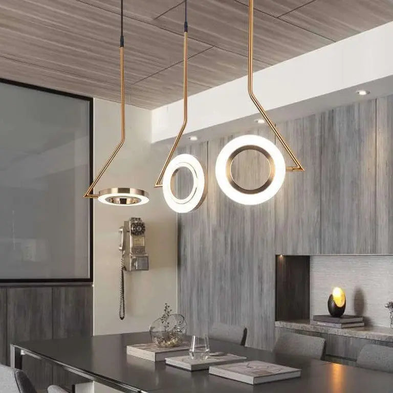 Postmodern Line Ring Lamp Nordic