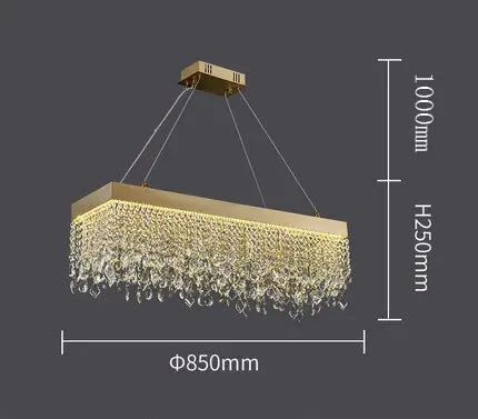Luxury Crystal Hanging Light Round Chandelier ChandeliersLife®