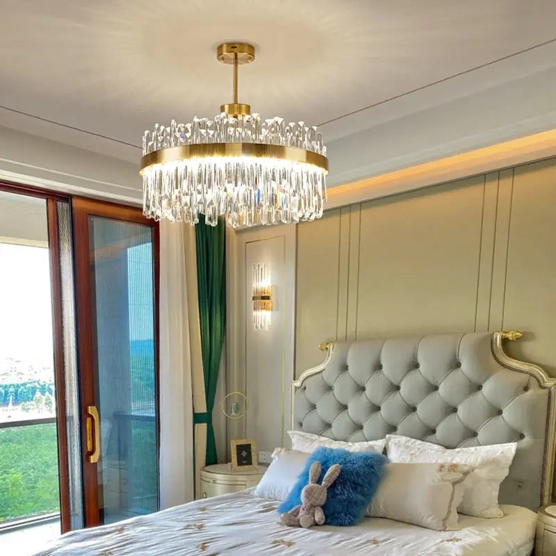 Modern Gold Luxury Crystal Chandelier ChandeliersLife®