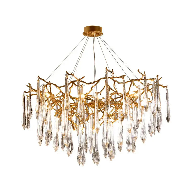 Luxury Living Room Crystal Lamp Villa Designer ChandeliersLife®