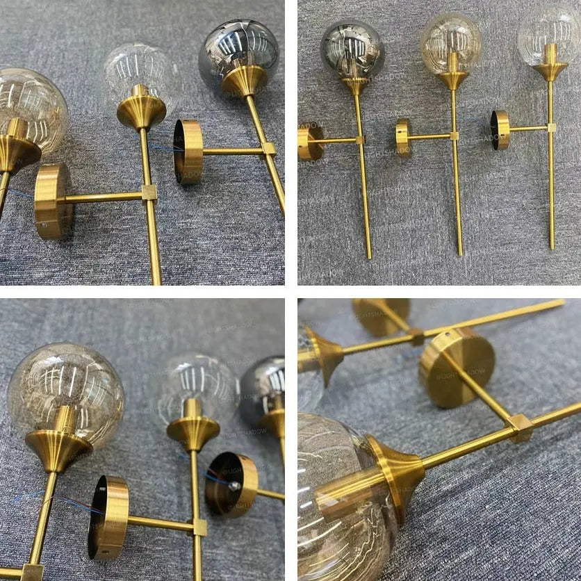 Modern Golden Sconces Round Wall Lamp ChandeliersLife®